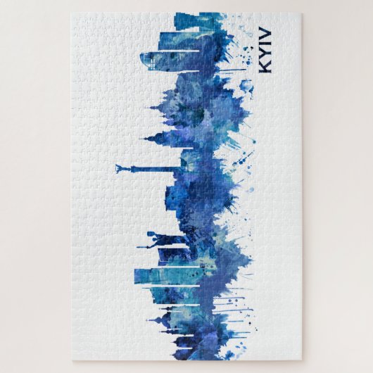 キエフウクライナスカイラインブルー ジグソーパズル (縦)