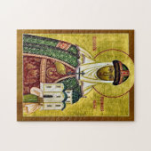 キエフ正教会のキリスト教アイコンの聖オルガ ジグソーパズル (横)