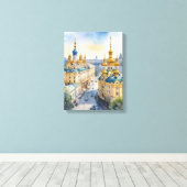 キエフ水彩画 キャンバスプリント (インサイチュ (ウッドフロア))