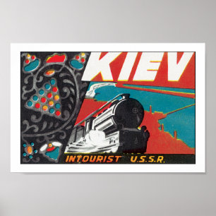 キエフ – インツーリストUSSR ポスター