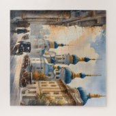 キエフ・ウクライナの水彩画 ジグソーパズル (横)