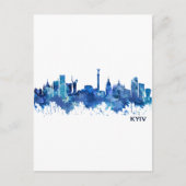 キエフ・ウクライナスカイラインブルー シーズンポストカード (正面)