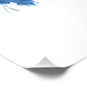 キエフ・ウクライナスカイラインブルー ポスター (コーナー)