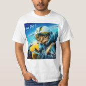 「キエフ・ウクライナ幽霊デザインユニセックス」 Tシャツ (正面)