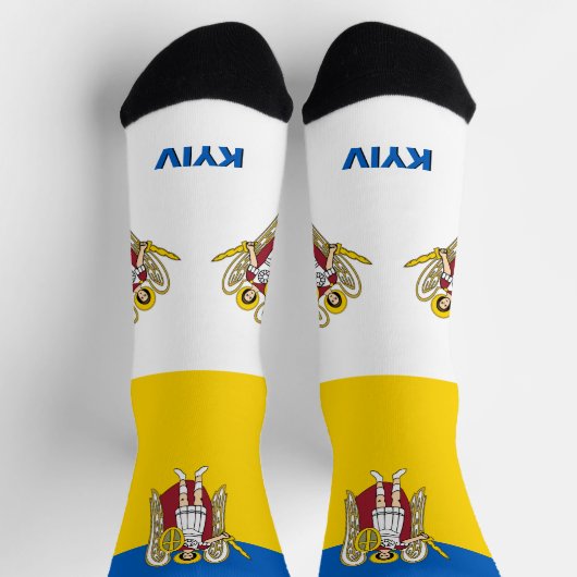 キエフ・ソックス、ウクライナ国旗、愛国的ウクライナ ソックス (上部)