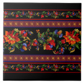 キエフ・ブラック タイル (正面)