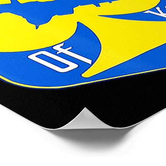 キエフIの幽霊はウクライナSと並んでいる ポスター (角)