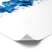 キエルドイツスカイラインブルー ポスター (角)