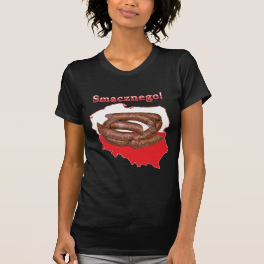 キエルバサスマッチネゴポーランドの地図 Tシャツ (正面)