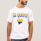 キエロ!コロンビア国旗の色 Tシャツ (正面)
