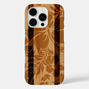 キオケアビーチハイビスカスウフェイクッドサーフボード  iPhone 16 PROケース
