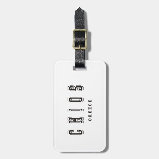 キオスギリシャ ラゲッジタグ (正面縦)