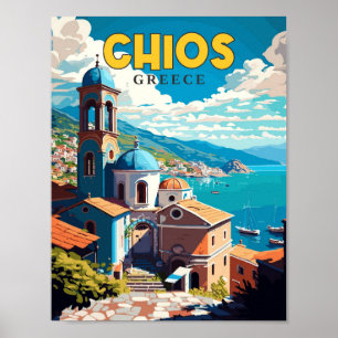 キオスペリシャヴィンテージ旅行イラストレーション ポスター