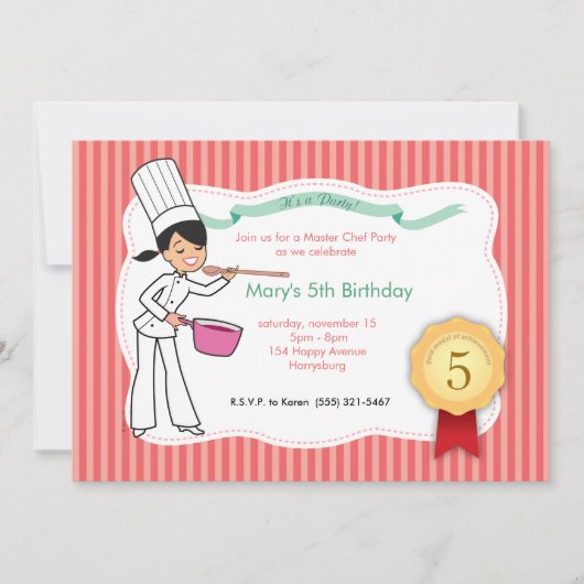 キカスタムッズパーティの招待状(アートユニークワーク付き) 招待状 (正面)