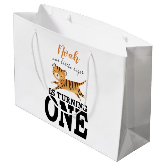 キカスタムッズファースト誕生日 ラージペーパーバッグ (裏面アングル)