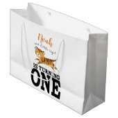 キカスタムッズファースト誕生日 ラージペーパーバッグ (正面アングル)