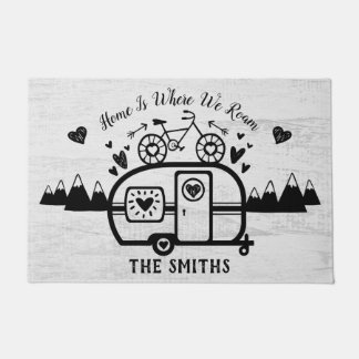 キカスタムャンピングキャンパートレーラーRvライフスタイル ドアマット