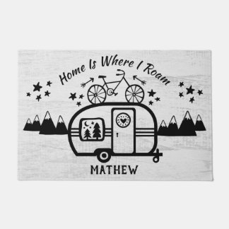 キカスタムャンピングキャンパートレーラーRvライフスタイル ドアマット