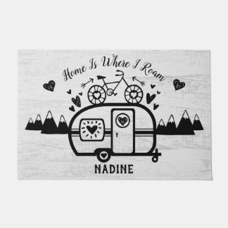 キカスタムャンピングキャンパートレーラーRvライフスタイル ドアマット