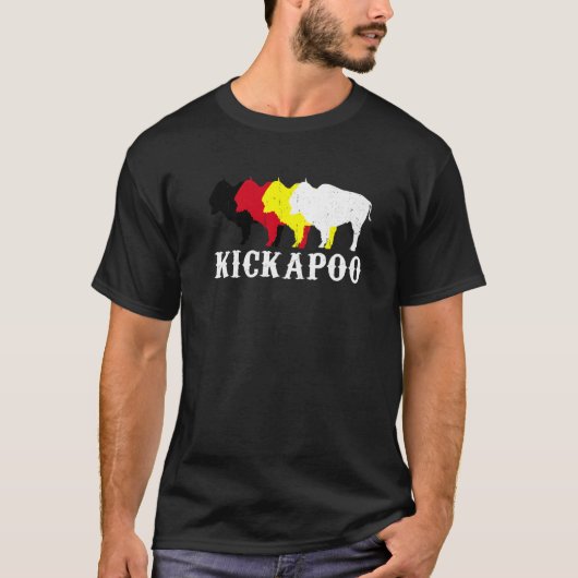 キカプー部族国家ネイティブメキシコインディアン医療 Tシャツ (正面)
