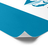 キカルト市国旗 ポスター (角)