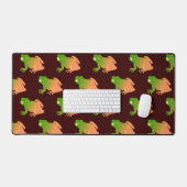 キガエルグラデーションの茶色い茶色 デスクマット (キーボード&マウス)