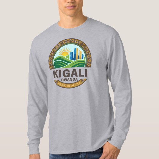 キガリ ルワンダ アフリカ Tシャツ (正面)