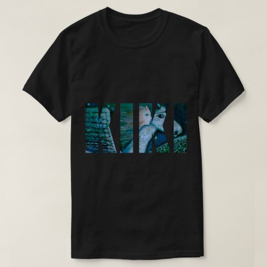 キキの配信サービス絵画の映画アート Tシャツ (デザイン正面)
