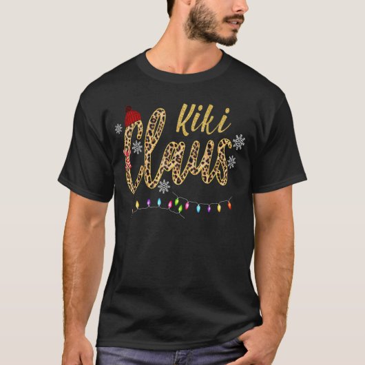 キキクラウス クリスマス ギフト フレンド レトロ Tシャツ (正面)
