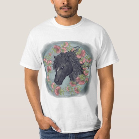 キキョウ ブラックホース Tシャツ (正面)