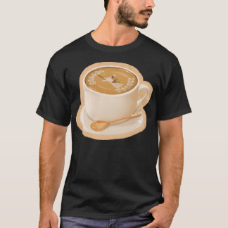 キキSデリバリーサービスラテカフェアート Tシャツ