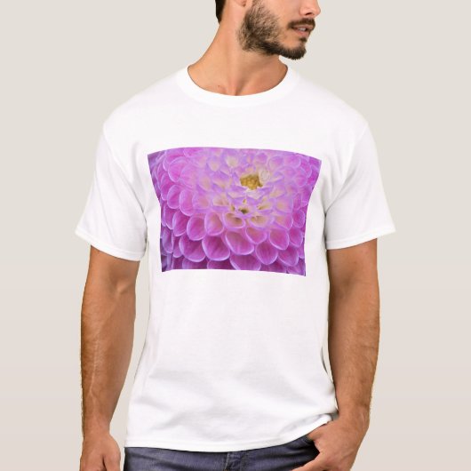 キクで墓地を飾る Tシャツ (正面)