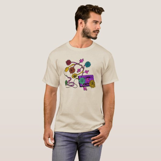 キクのウォークマン Tシャツ (正面フル)