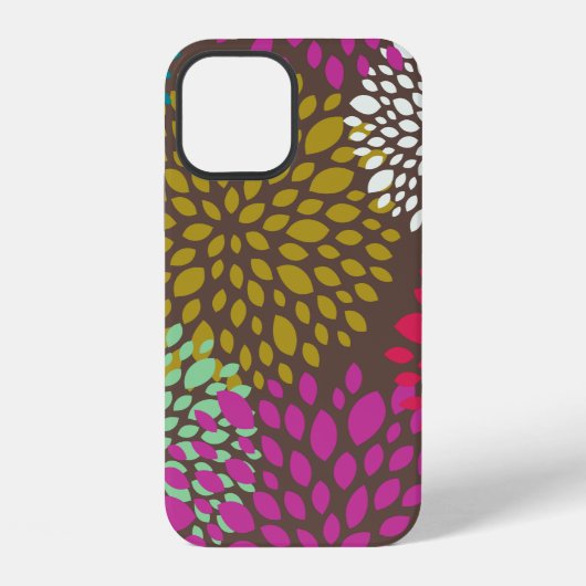 キクのスプラッシュ iPhoneケース (裏面)
