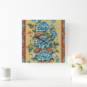 キクの挽歌 スクエア壁時計 (ホーム)