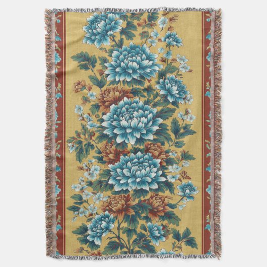 キクの挽歌 スローブランケット (正面縦)