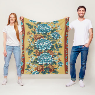 キクの挽歌 フリースブランケット