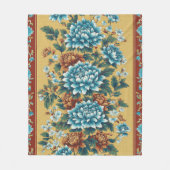 キクの挽歌 フリースブランケット (正面)