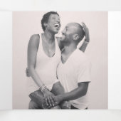 キクの白青の花スケッチ 三つ折りプログラム (内部中)