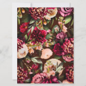 キクの結婚花 招待状 (裏面)