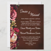 キクの結婚花 招待状 (正面)