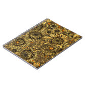 キクの花とオレンジカブト ノートブック (左側)