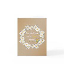 キクの花輪と飛ぶハチの感謝メッセージ