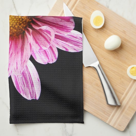 キクの花 キッチンタオル (四つ折り)