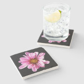 キクの花 ストーンコースター (横)