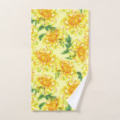 キクの花 バスタオルセット (ハンドタオル)