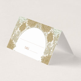 キクの表名札ヴィンテージアールヌーボー