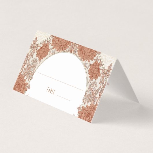 キクの表名札ヴィンテージアールヌーボー (正面)