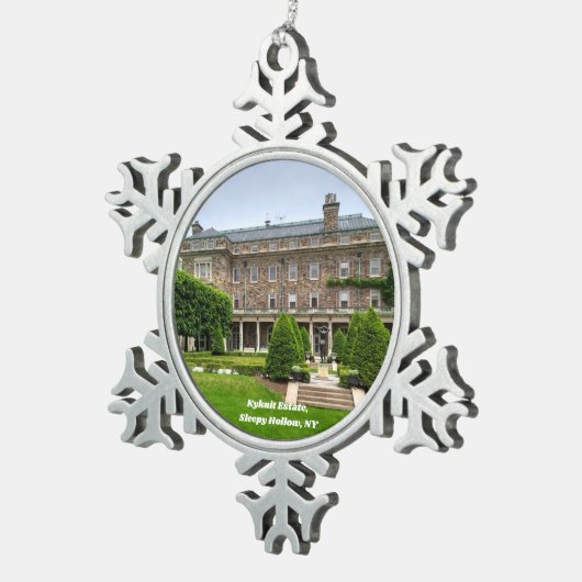 キクイトエステートスノーフレークオーナメント スノーフレークピューターオーナメント (右)