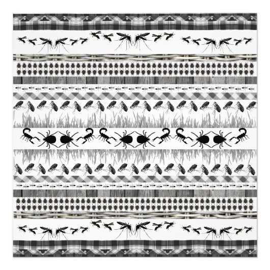 キクイムシ虫 フォトプリント            (正面)